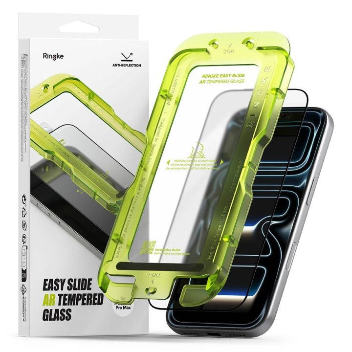 Ringke Easy Slide Anti Reflective Tempered Glass Iphone 17 Pro Max Clear