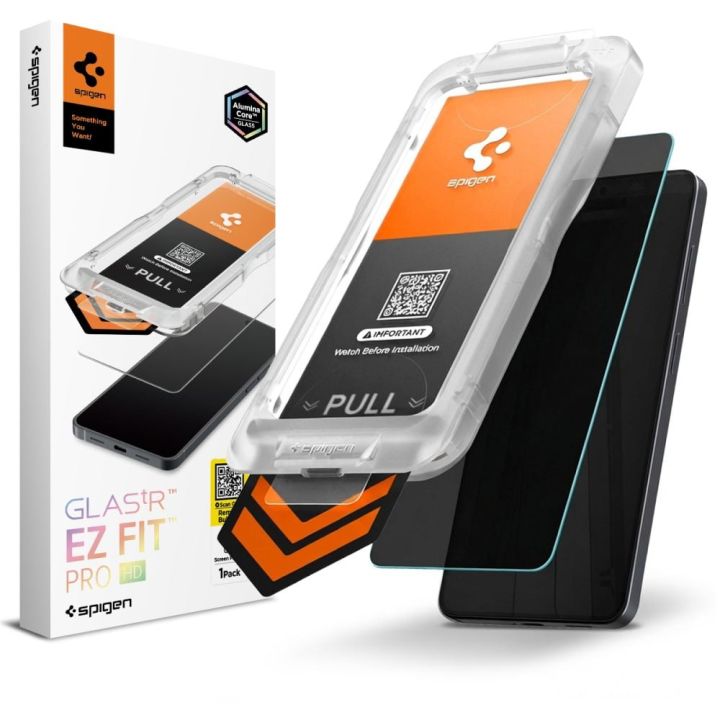 Spigen Privacy Tempered Glass Μαύρο (Galaxy S26+)