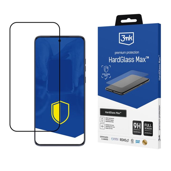 3MK Hardglass Max Full Face Tempered Glass Μαύρο (Motorola Edge 50 Neo / Edge 60 Neo)
