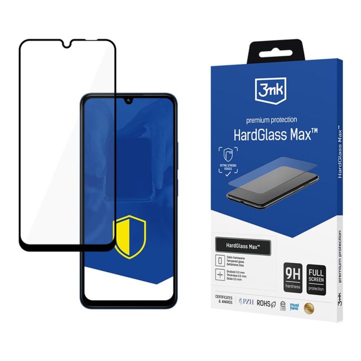 3MK Hardglass Max Full Face Tempered Glass Μαύρο (Redmi 14C / Poco C75)