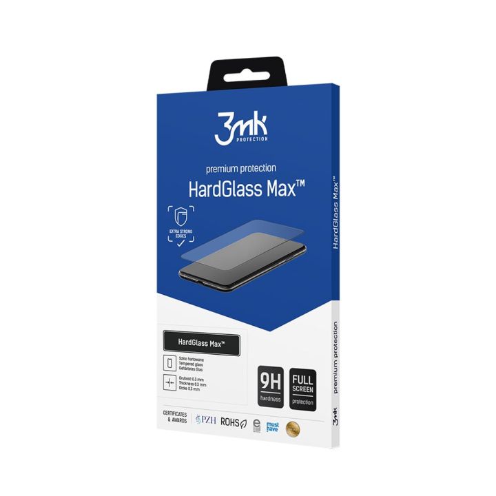 3MK Hardglass Max Full Face Tempered Glass Μαύρο (Redmi Note 15 Pro+ / Poco M8 Pro)