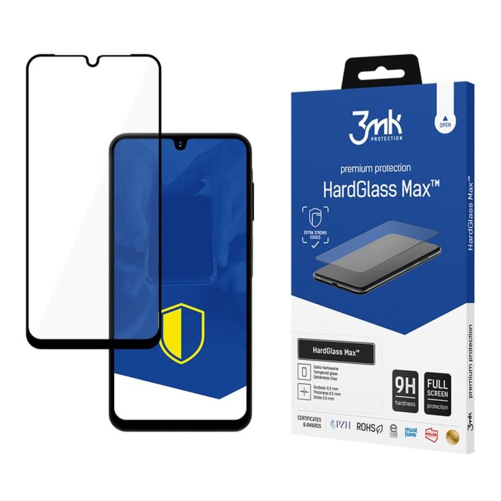 3MK Hardglass Max Full Face Tempered Glass Μαύρο (Galaxy A16)