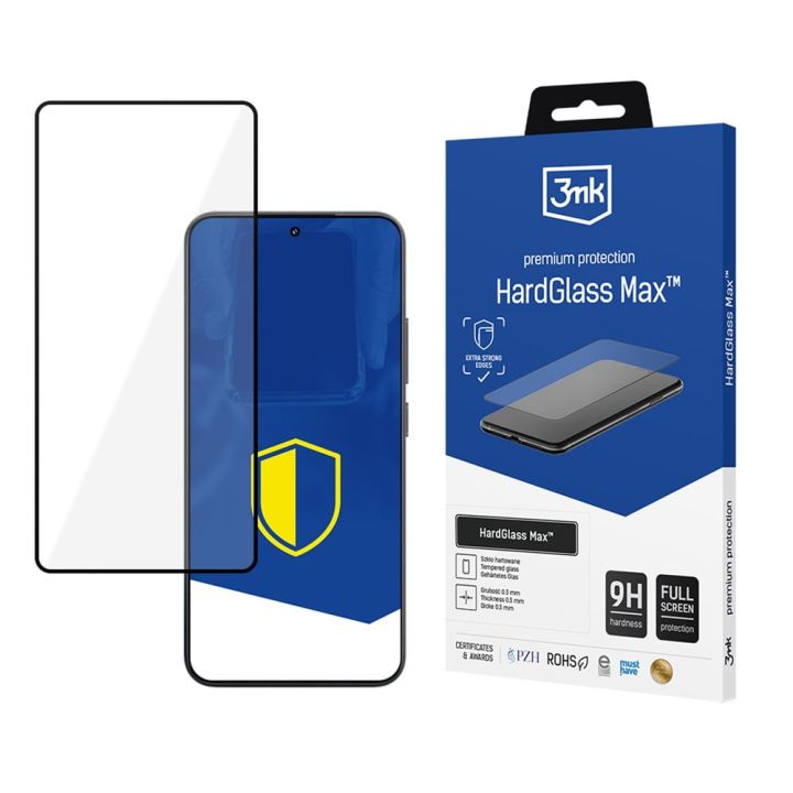 3MK Hardglass Max Full Face Tempered Glass Μαύρο (Xiaomi 15)
