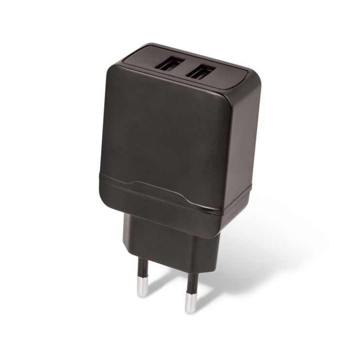 Maxlife Φορτιστής Χωρίς Καλώδιο με 2 Θύρες USB-A Μαύρος (MXTC-02)