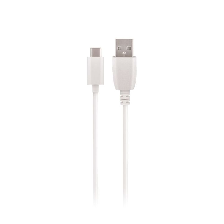 Maxlife Maxlife 1001 USB 2.0 Cable USB-C male - USB-A Λευκό 1m