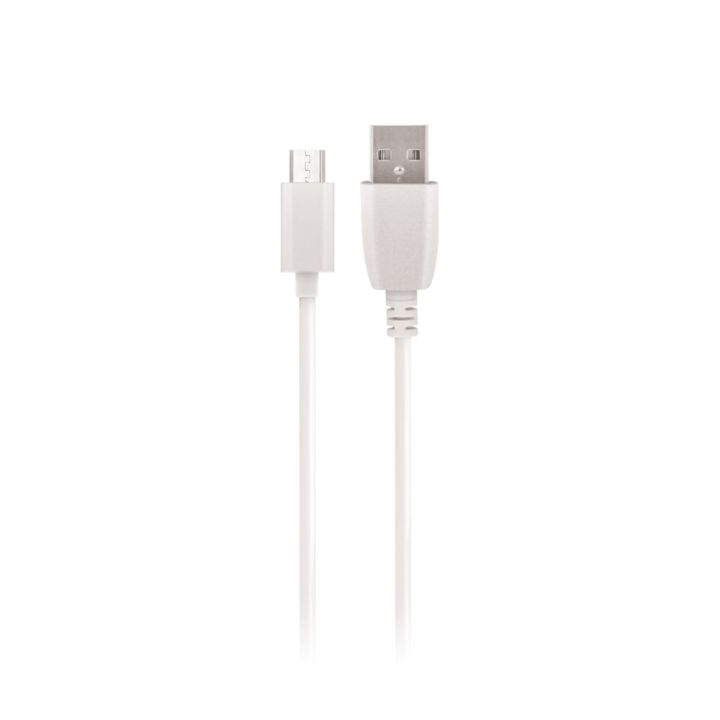Maxlife Regular USB 2.0 to micro USB Cable Λευκό 1m MAXLIFEMICROW 1τμχ