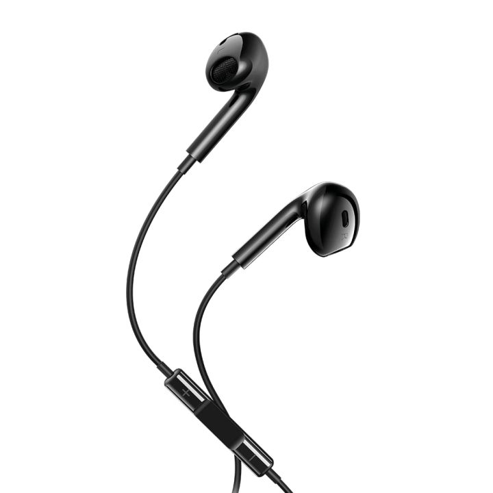 Maxlife In-ear Handsfree Ακουστικά με Βύσμα USB-C Μαύρο