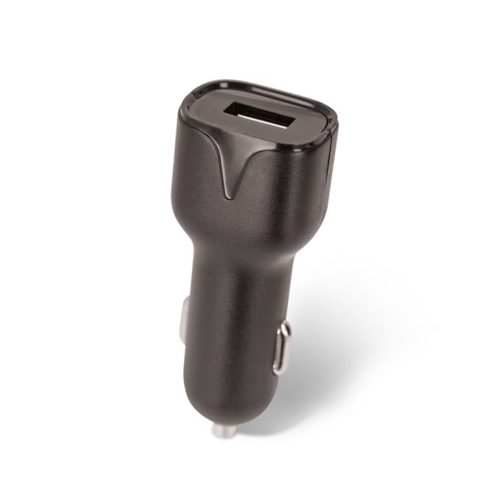 Setty Φορτιστής Αυτοκινήτου 2.4A με μία Θύρα: 1xUSB μαζί με Καλώδιο Type-C Μαύρο Χρώμα