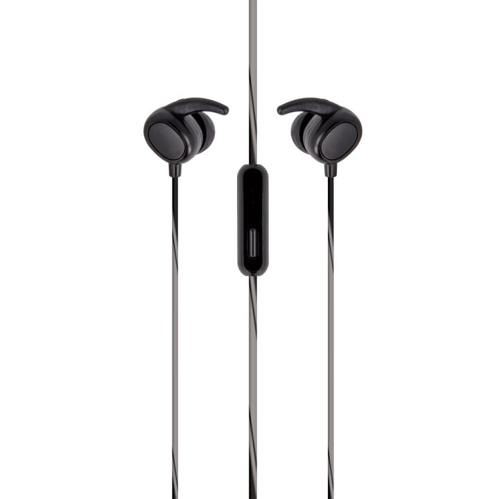 Setty Sport In-ear Handsfree με Βύσμα 3.5mm Μαύρο