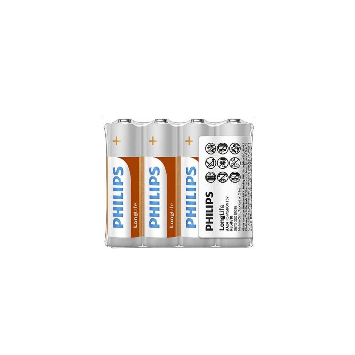 Philips LongLife Μπαταρίες Zinc AA 1.5V 4τμχ