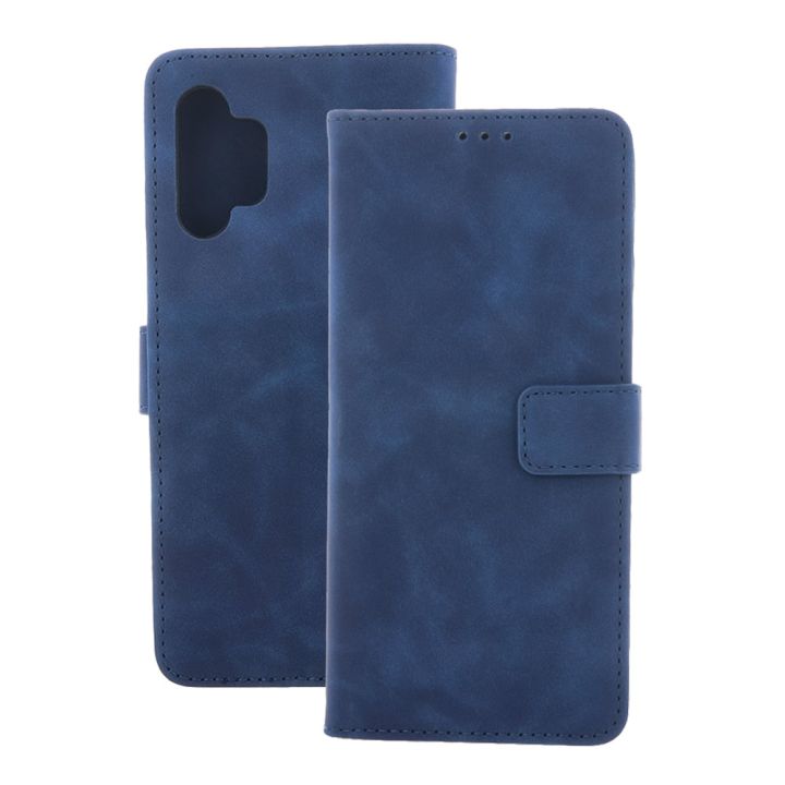 TelForceOne Smart Velvet Wallet Navy Μπλε (Redmi Note 14 4G)
