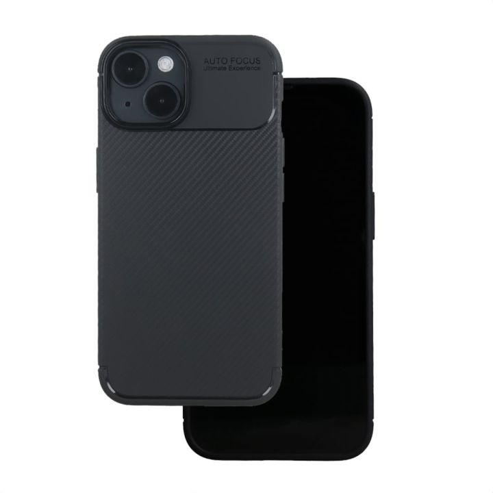 TelForceOne Carbon Black Back Cover Σιλικόνης Μαύρο (Galaxy A26)