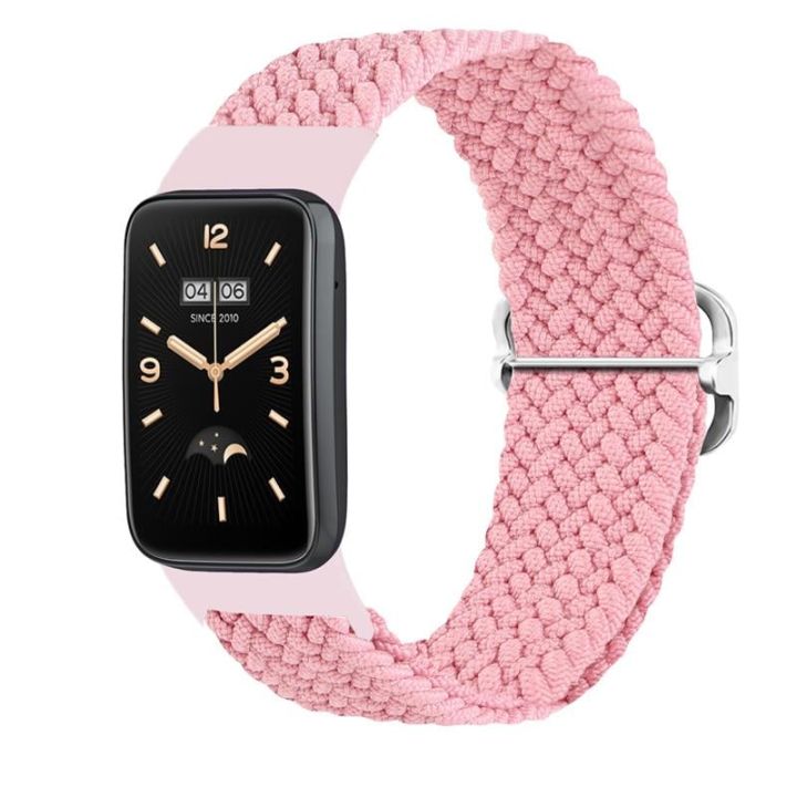 Beline Braided Λουράκι Ροζ (Smart Band 7 Pro)