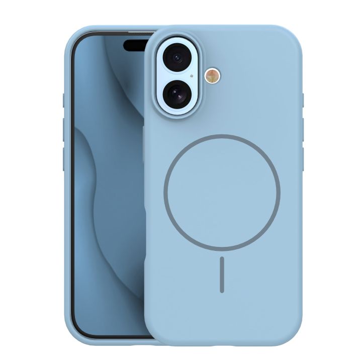 TelForceOne Silicone Thin Mag Back Cover Σιλικόνης Μπλε (iPhone 17)