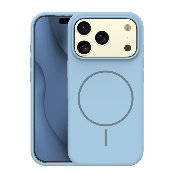 TelForceOne Silicone Thin Mag Back Cover Σιλικόνης Μπλε (iPhone 18 Pro / 17 Pro)