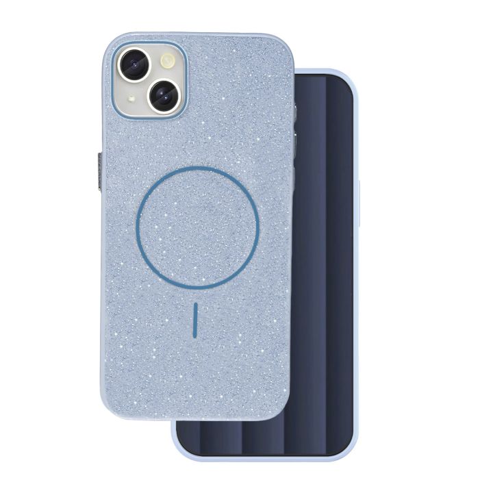 TelForceOne Glitter Thin Mag Back Cover Μπλε (iPhone 17 Air)