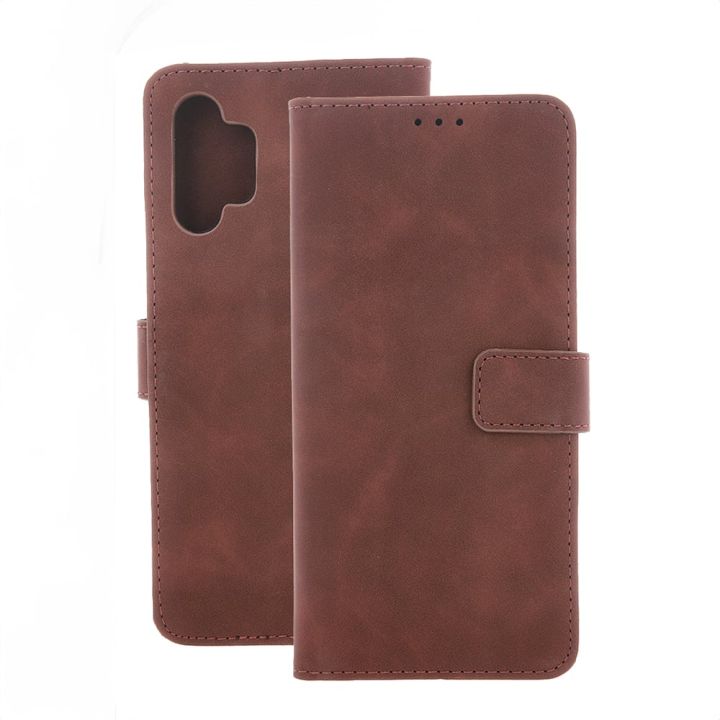 Nemo Wallet Δερματίνης Καφέ (Motorola Moto G24, Motorola Moto G04)
