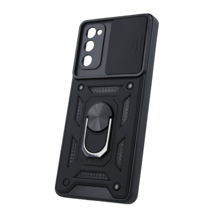 TelForceOne Back Cover Πλαστικό / Σιλικόνης Μαγνητικό Μαύρο (Galaxy S20 FE)