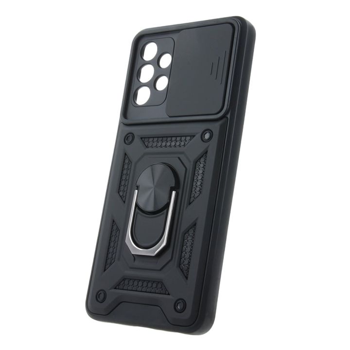 Back Cover Πλαστικό με Λουράκι Μαύρο (Galaxy A52 / A52s)