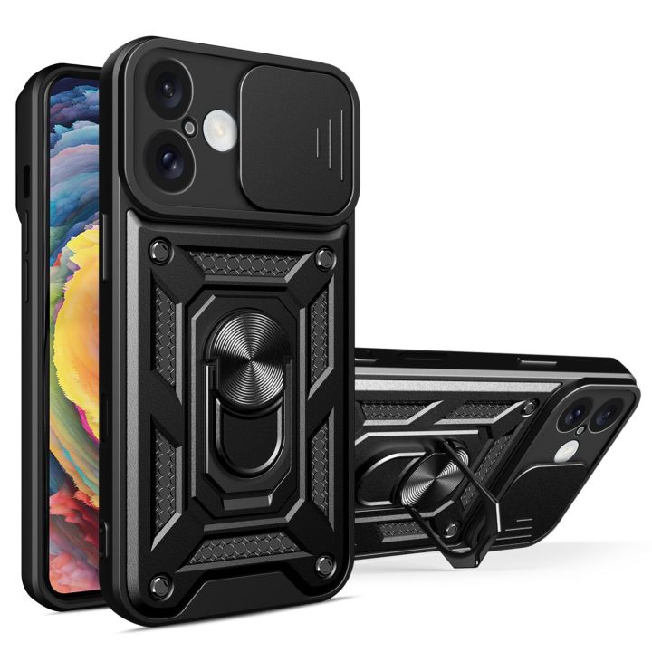 Defender Slide Case Iphone 16 6 1" Black