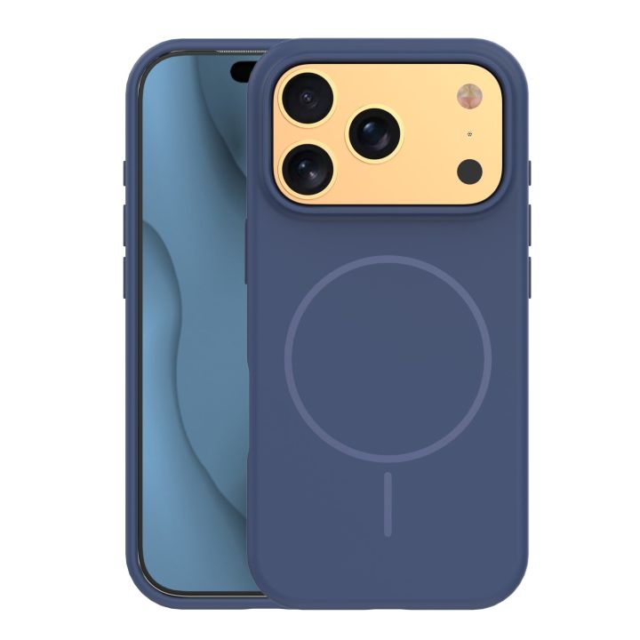 Thin Mag Back Cover Σιλικόνης Μπλε (iPhone 17 Pro Max)