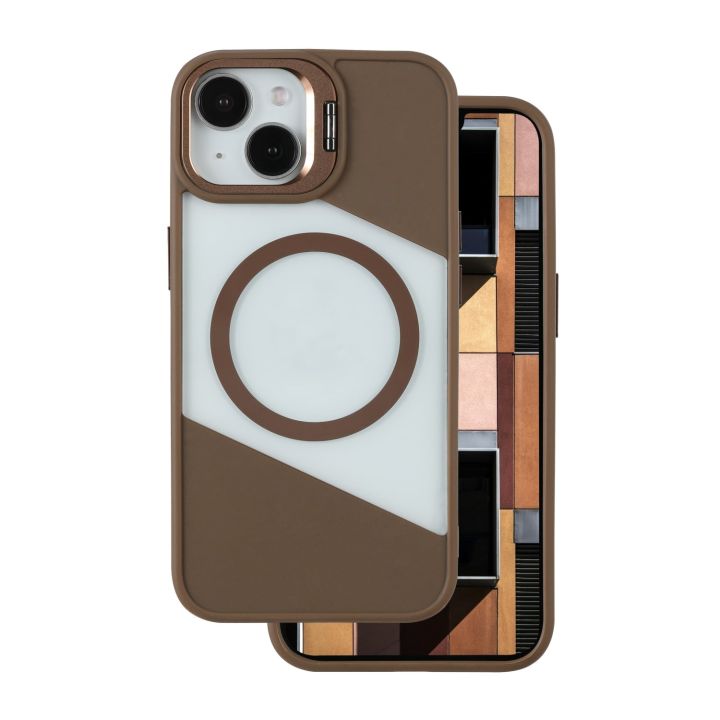 Fusion Mag Back Cover Καφέ (iPhone 11)