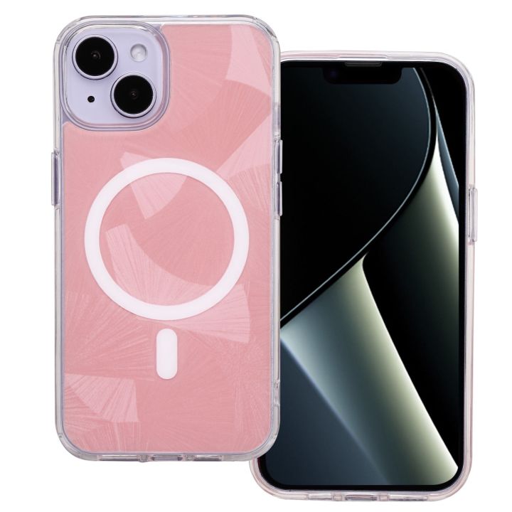 Flash Mag Back Cover Σιλικόνης 1.5mm Ροζ (iPhone 14)