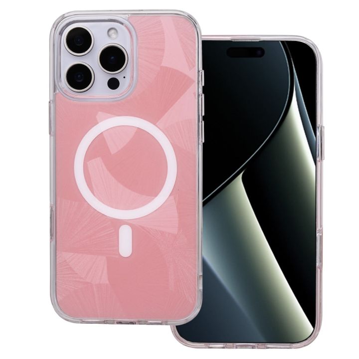 Flash Mag Back Cover Σιλικόνης 1.5mm Ροζ (iPhone 16 Pro)
