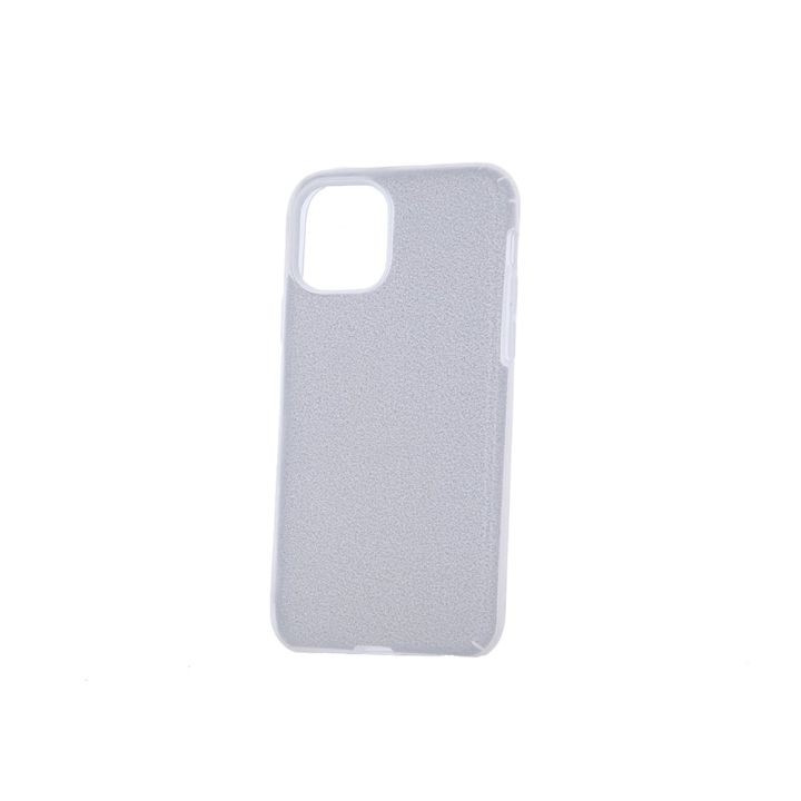 Back Cover Σιλικόνης Ασημί (iPhone 11 Pro)