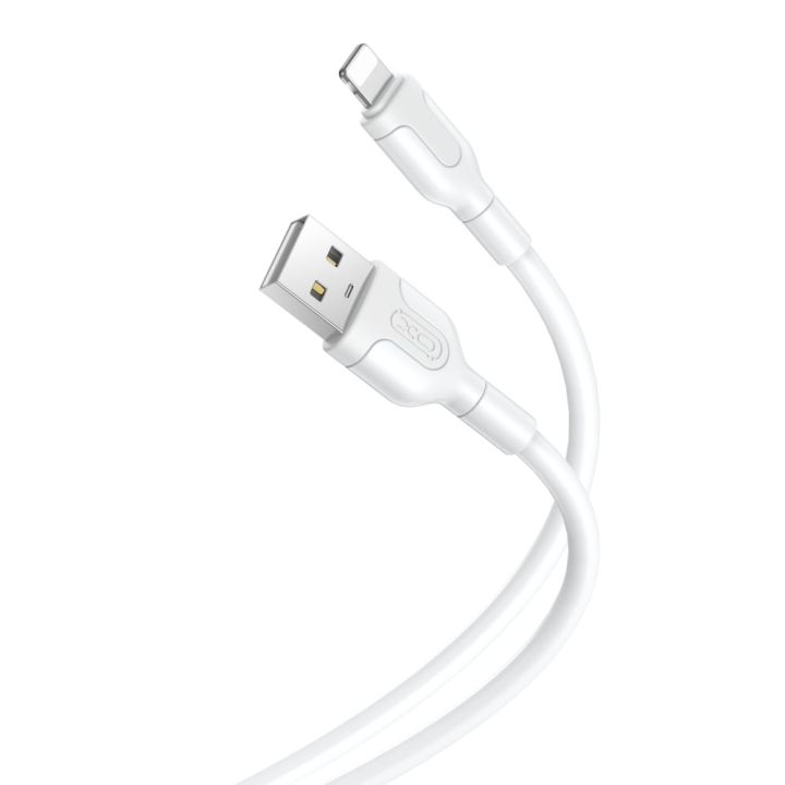 XO NB212 USB to Lightning Cable Λευκό 1m (16.005.0189)