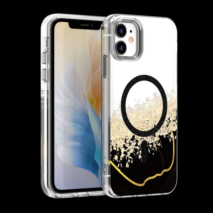 Epoxy Mag Back Cover Μαύρο (iPhone 11)
