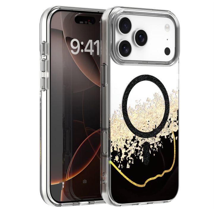 Epoxy Mag Back Cover Μαύρο (iPhone 17 Pro)