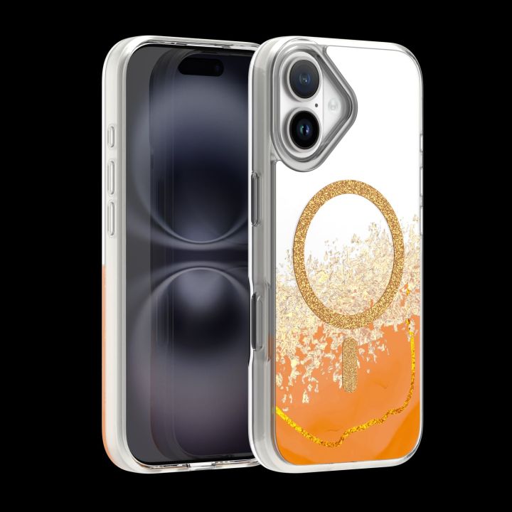 Epoxy Mag Back Cover Πορτοκαλί (iPhone 17)