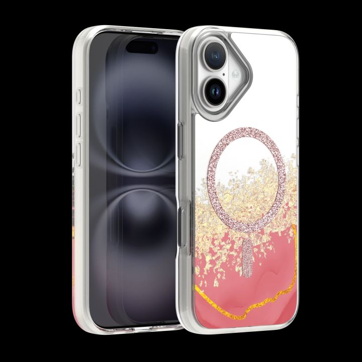 Epoxy Mag Back Cover Ροζ (iPhone 17)
