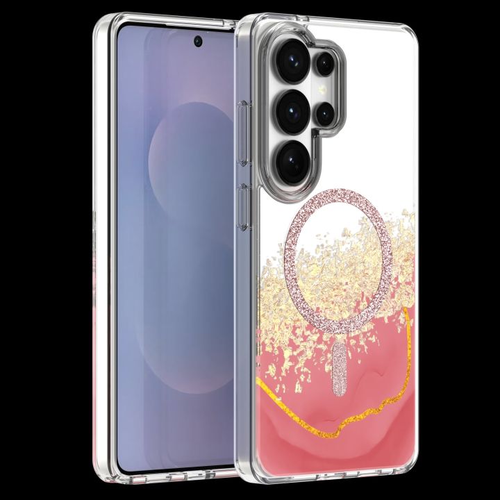 Epoxy Mag Back Cover Ροζ (Galaxy S25 Ultra)