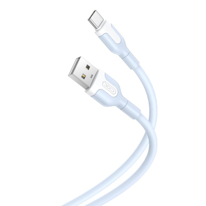 XO NB212 USB 2.0 Cable USB-C male - USB-A Μπλε 1m (16.005.0208)