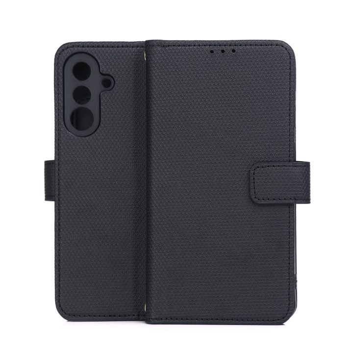 Smart Triangle Wallet Σιλικόνης Μαύρο (Galaxy A36)
