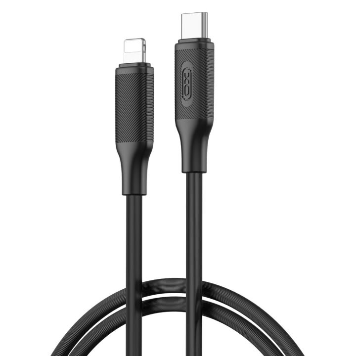 XO Nb-q265a USB-C to Lightning Cable 27W Μαύρο 1m (16.005.0304)