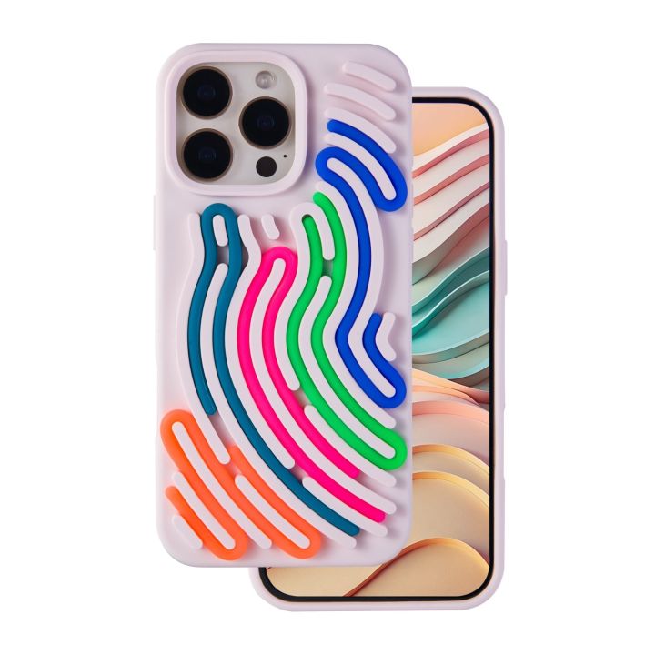 Diy Snake Back Cover Σιλικόνης Ροζ (iPhone 16 Pro Max)