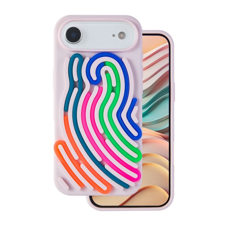 Diy Snake Back Cover Σιλικόνης Ροζ (iPhone Air)