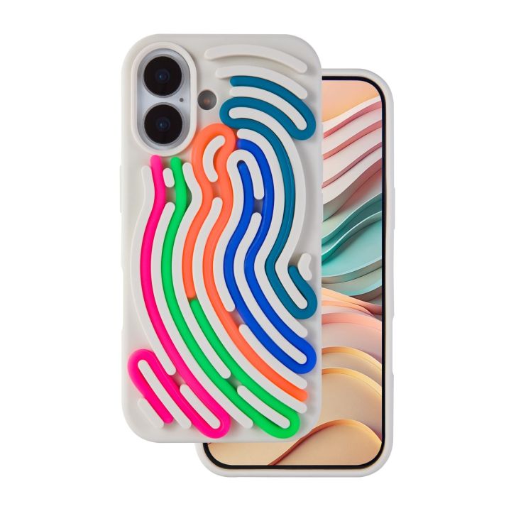 Diy Snake Back Cover Σιλικόνης Μπεζ (iPhone 17)