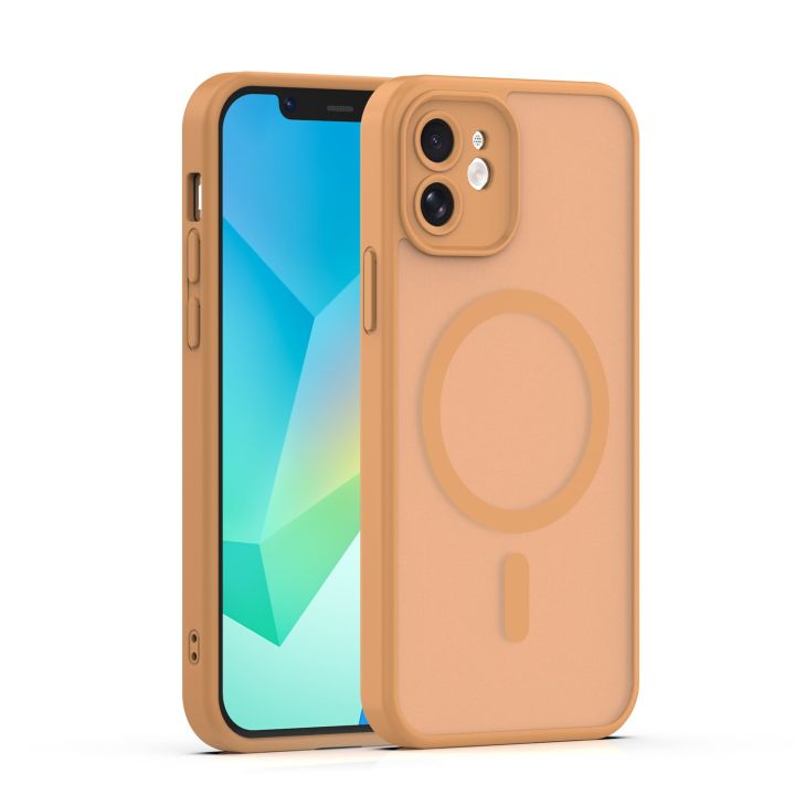 Mag Matt Back Cover Καφέ (iPhone 12)