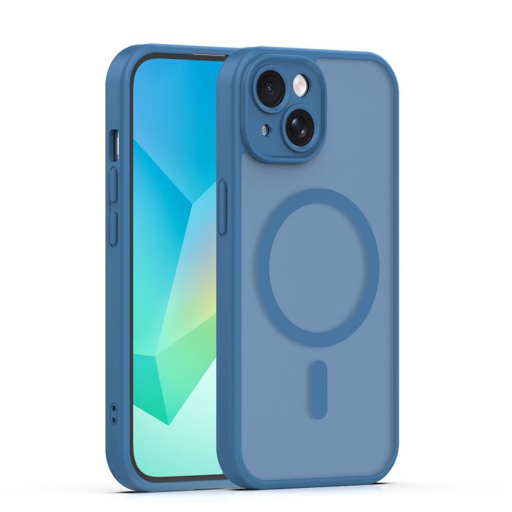 Mag Matt Back Cover Μπλε (iPhone 13)