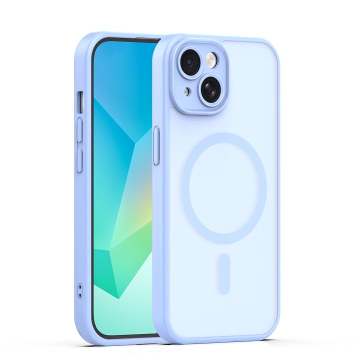 Mag Matt Back Cover Γαλάζιο (iPhone 13)