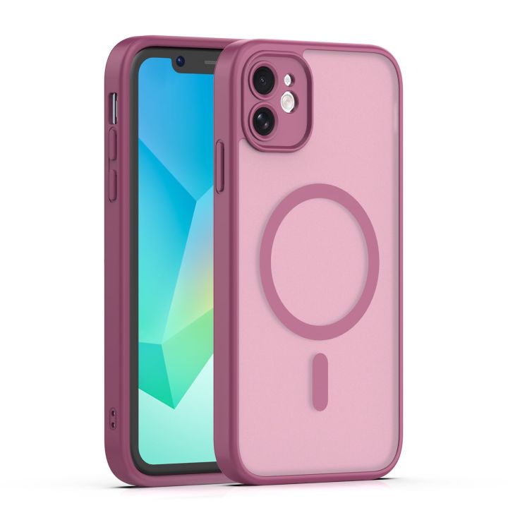 Mag Matt Back Cover Κόκκινο (iPhone 11)