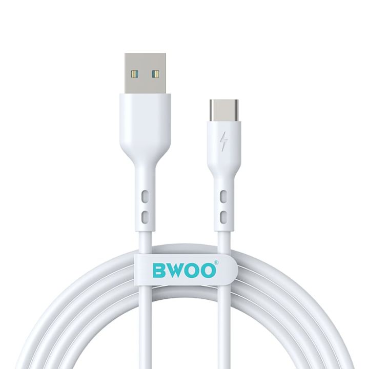 BWOO USB 3.0 Cable USB-C male - USB-A / USB-C 15W Λευκό 2m
