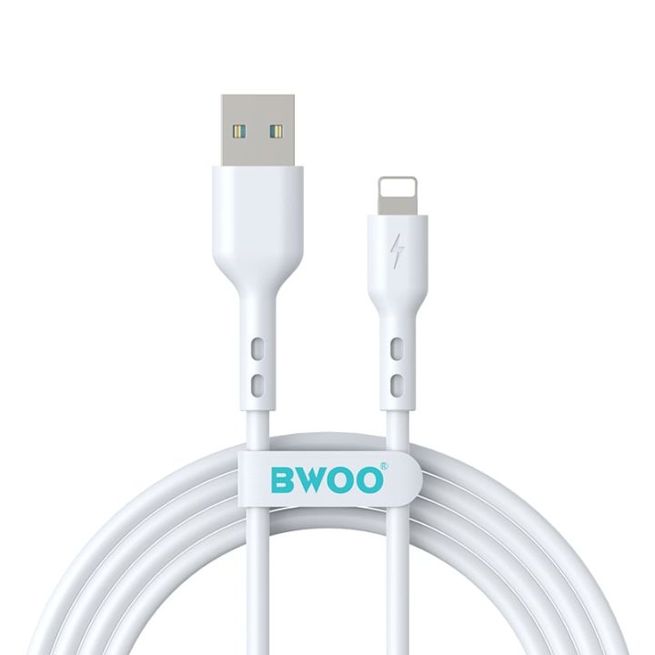 BWOO USB-A to Lightning Cable Λευκό 2m