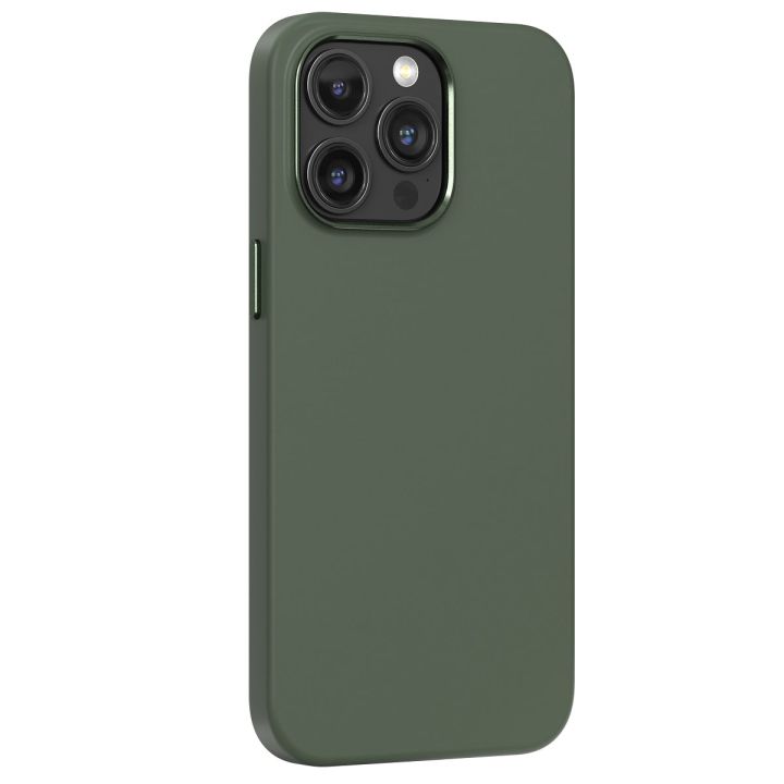Nature Mag For Back Cover Σιλικόνης Πράσινο (iPhone 15 Plus)