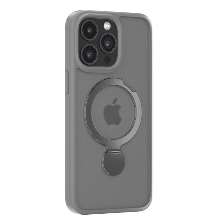 Joy Shark Mag For Back Cover Γκρι (iPhone 15 Plus)