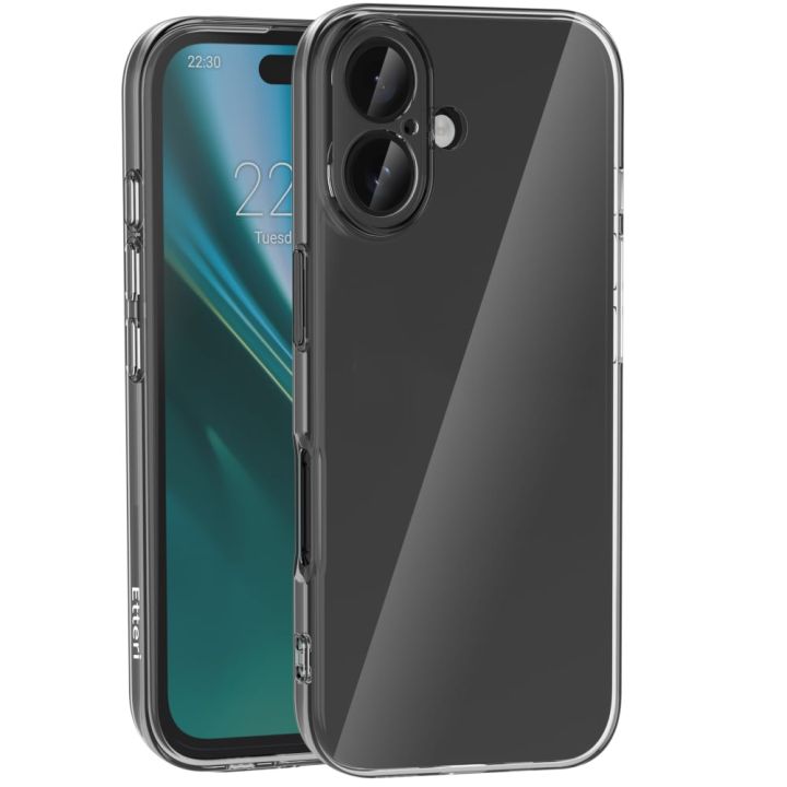 Etteri Back Cover Σιλικόνης Διάφανο (iPhone 16 Plus)